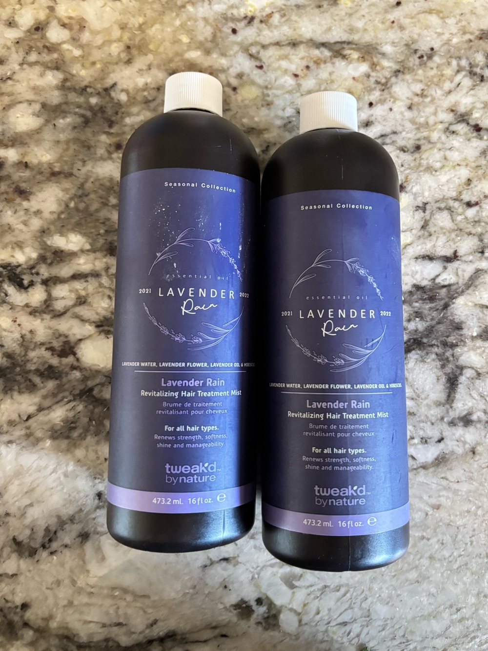 Tweak'd by Nature Lavender Rain Revitalizing Hair Treatment Mist Refill x2